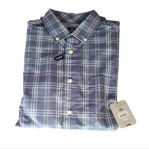 Light Blue Gray Casual Button Down Shirt Sz S NWT